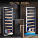 AAobosi YC 408B_24 inch 154 Bottle dual zone wine cooler